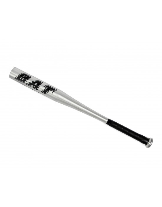 Aluminium Alloy Metal Baseball Bat 25" 63.5cm Silver